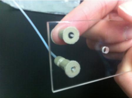 微流控玻璃芯片導管接頭配件圖