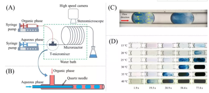 圖1 連續流制備聚苯胺反應裝置